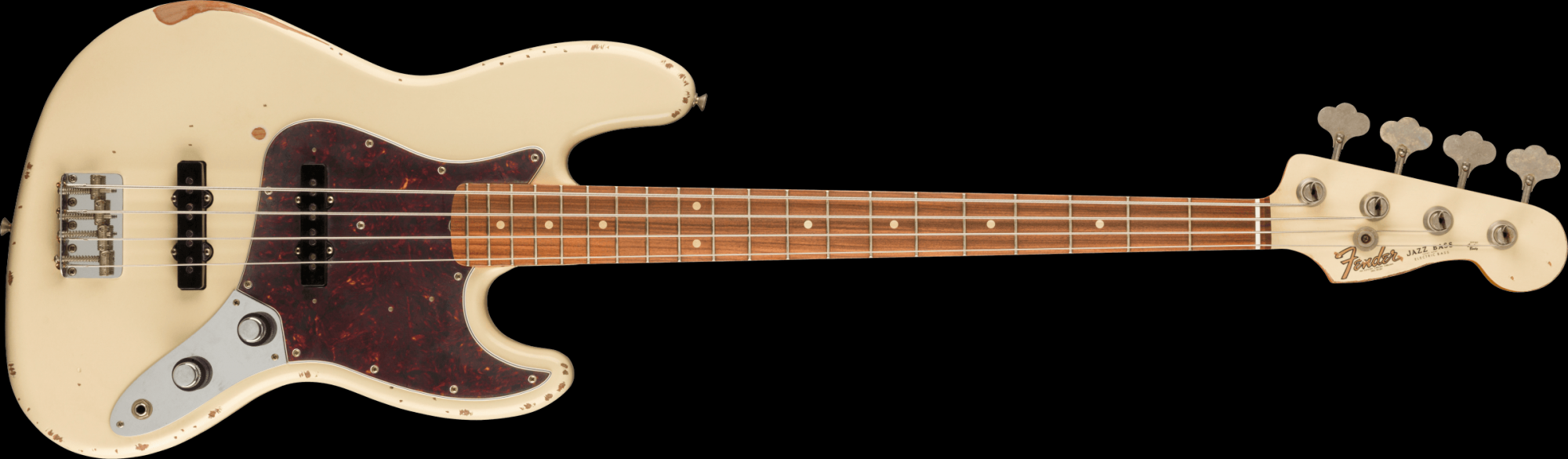 Fender 60th Anniversary Road Worn Jazz Bass Olympic White