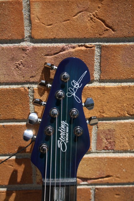 Sterling by Musicman MAJESTY 7 String-Cerulean Paradise