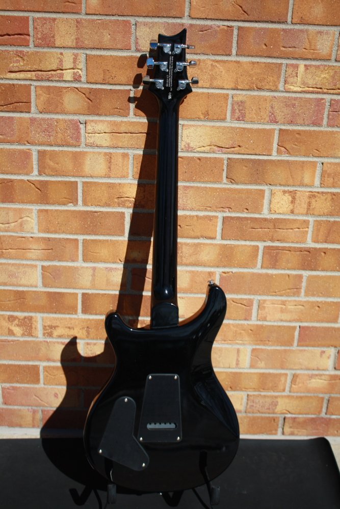 PRS SE Custom 22 Semi-Hollow-Black Gold Sunburst