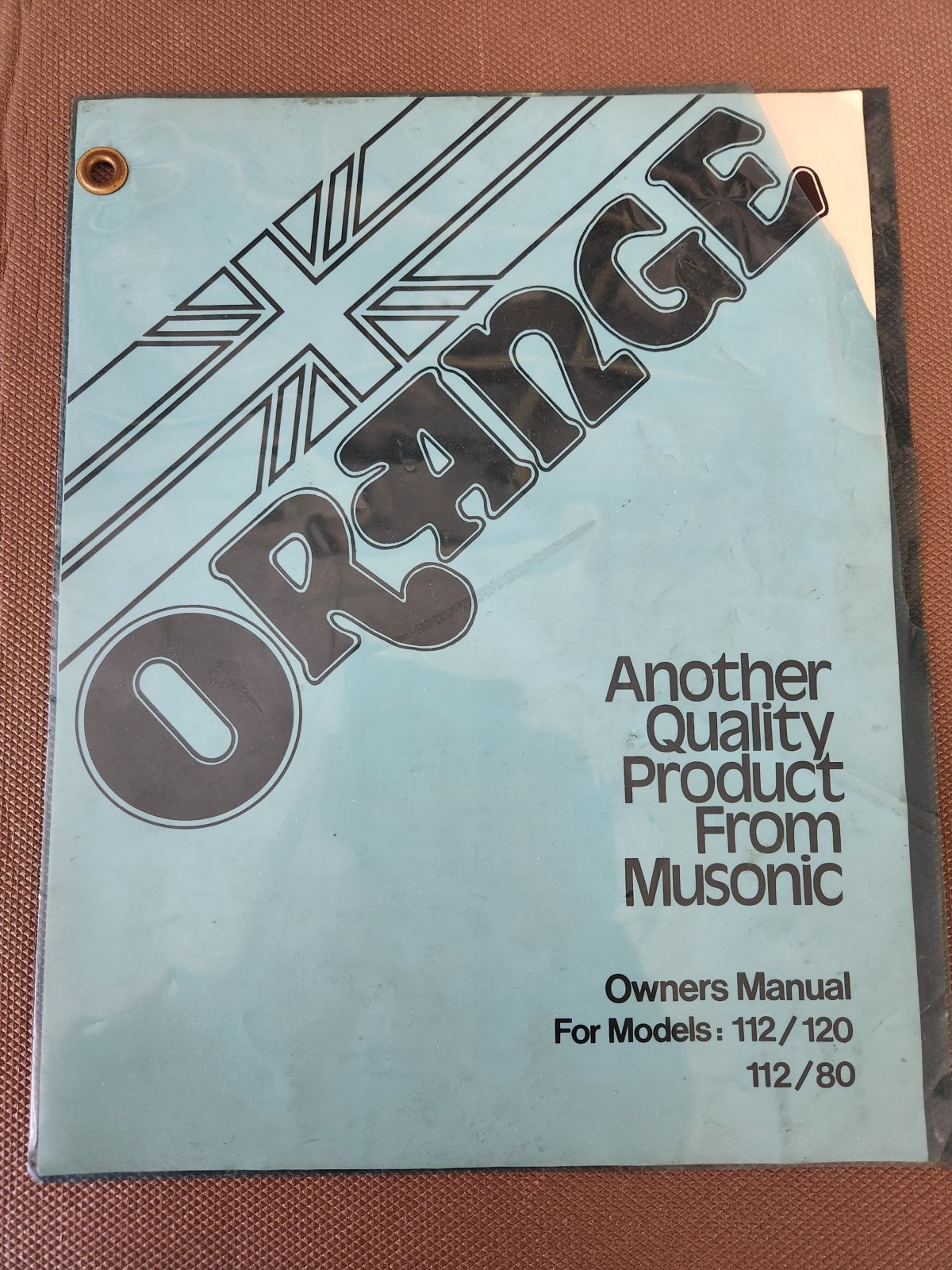 1974 Orange OR-80 Head and 4X12 Cabinet