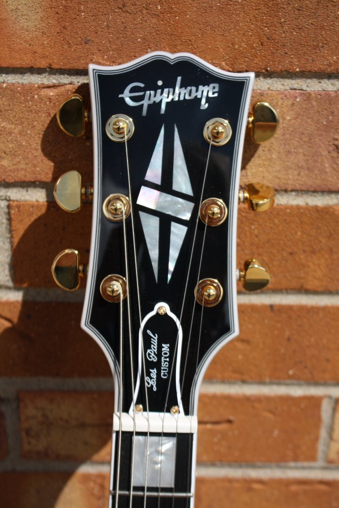 日本製 Epiphone Les Paul Custom EB Gibson Amazon.com: Epiphone Les Paul Custom, Ebony with Gold