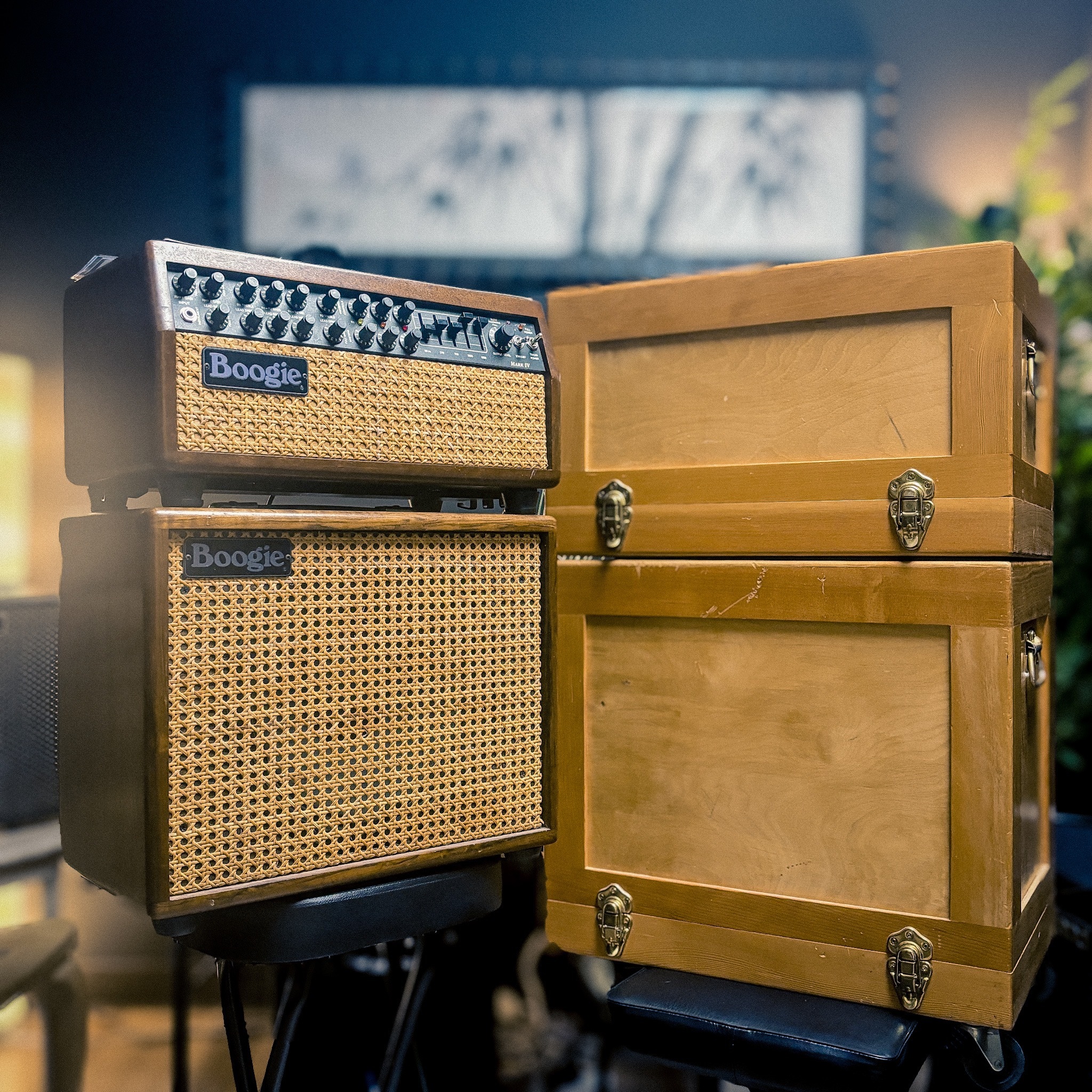 Mesa Boogie Mark IV Head + Cab - Imbuya Wood w/Custom Hand Built Road Case