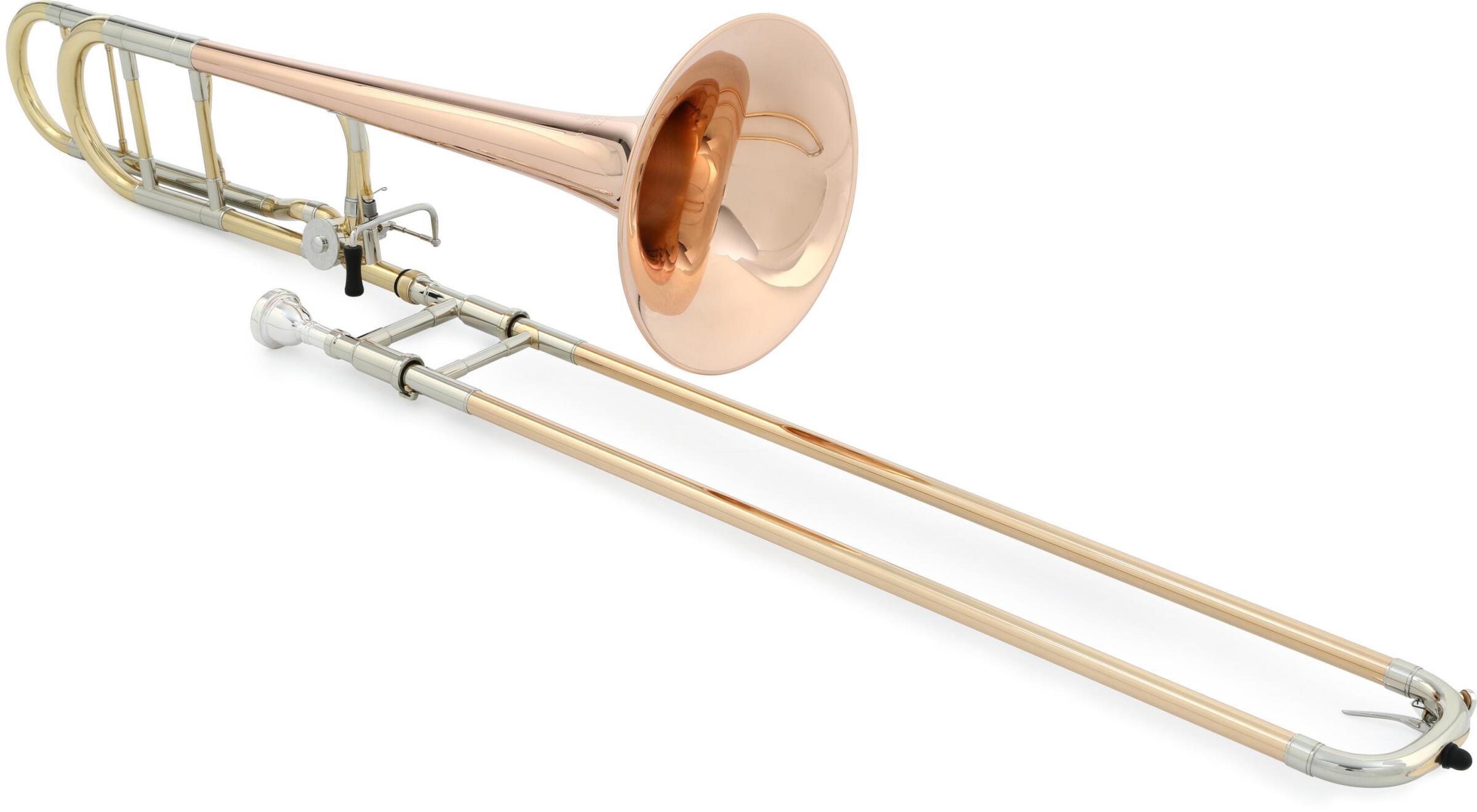 Blessing BTB1488OR Performance Trombone – .547 Bore Open Wrap Rose Brass Bell Outfit
