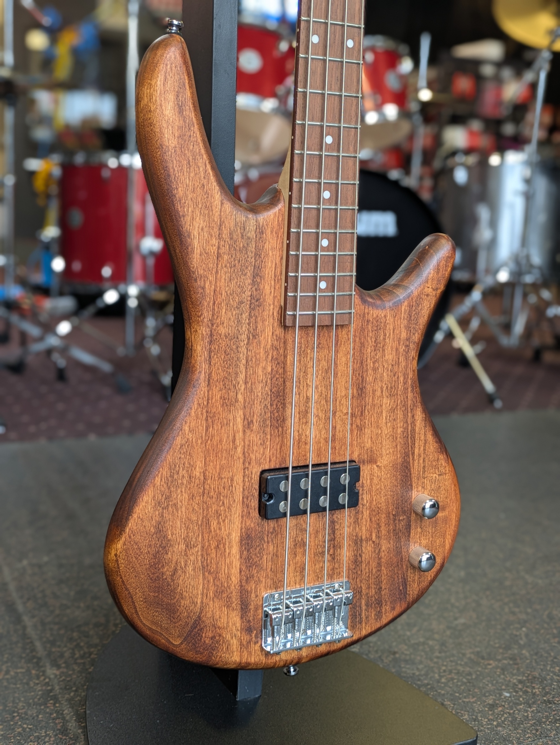 Ibanez Gio GSR100EX 4-String Electric Bass Guitar – Mahogany Oil