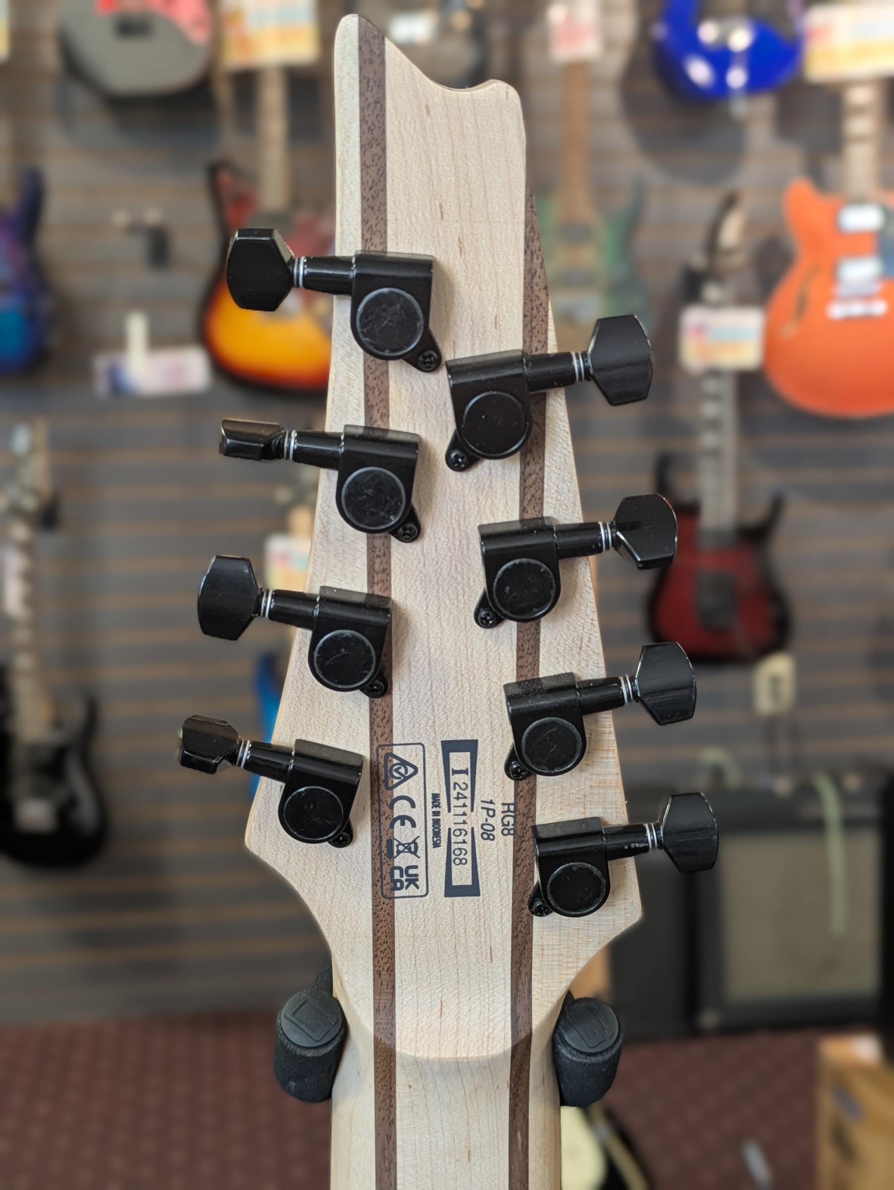 Ibanez RG8 8-String Electric Guitar – White