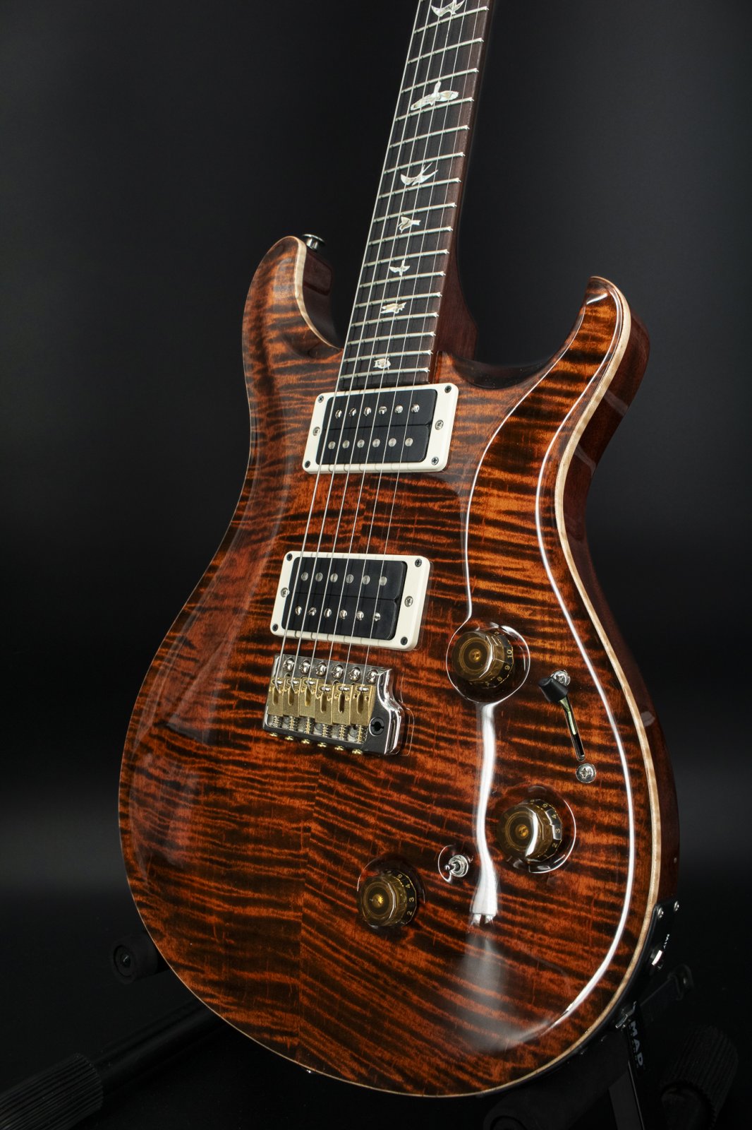 ギター PRScustom24 copper brown Paul Reed Smith Custom 24 Wood Library - Copperhead Burst
