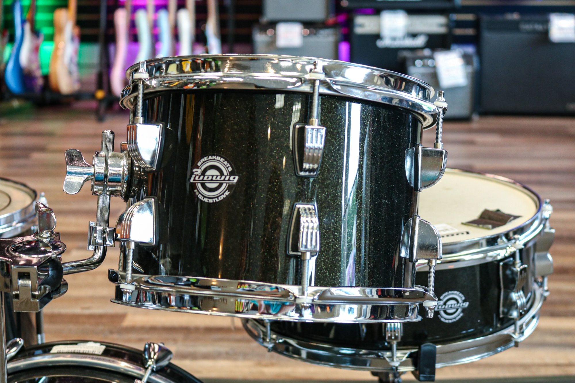 USED Ludwig Breakbeats by Questlove 4-Piece Shell Pack Black