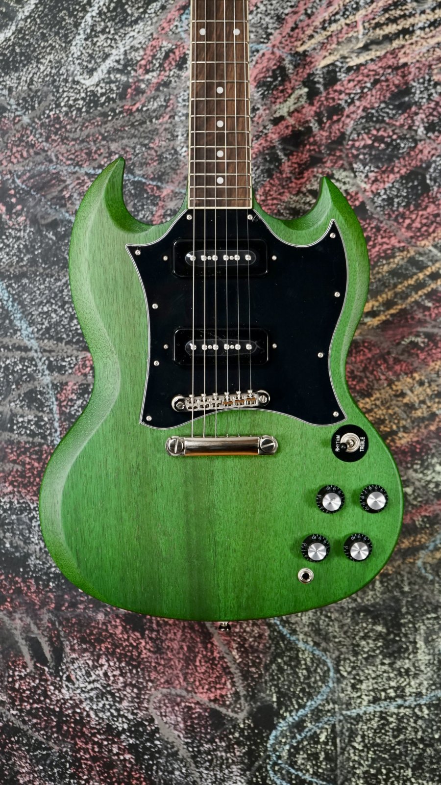 Epiphone SG Classic P-90s Worn Inverness Green