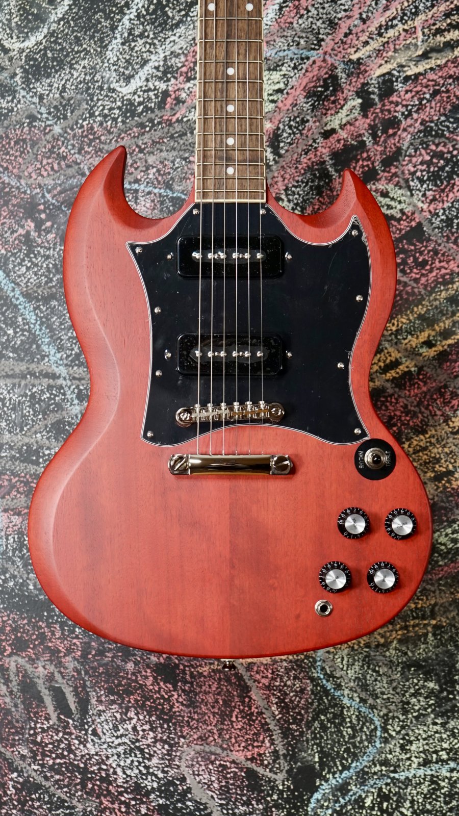 Epiphone SG Classic P-90s Worn Cherry