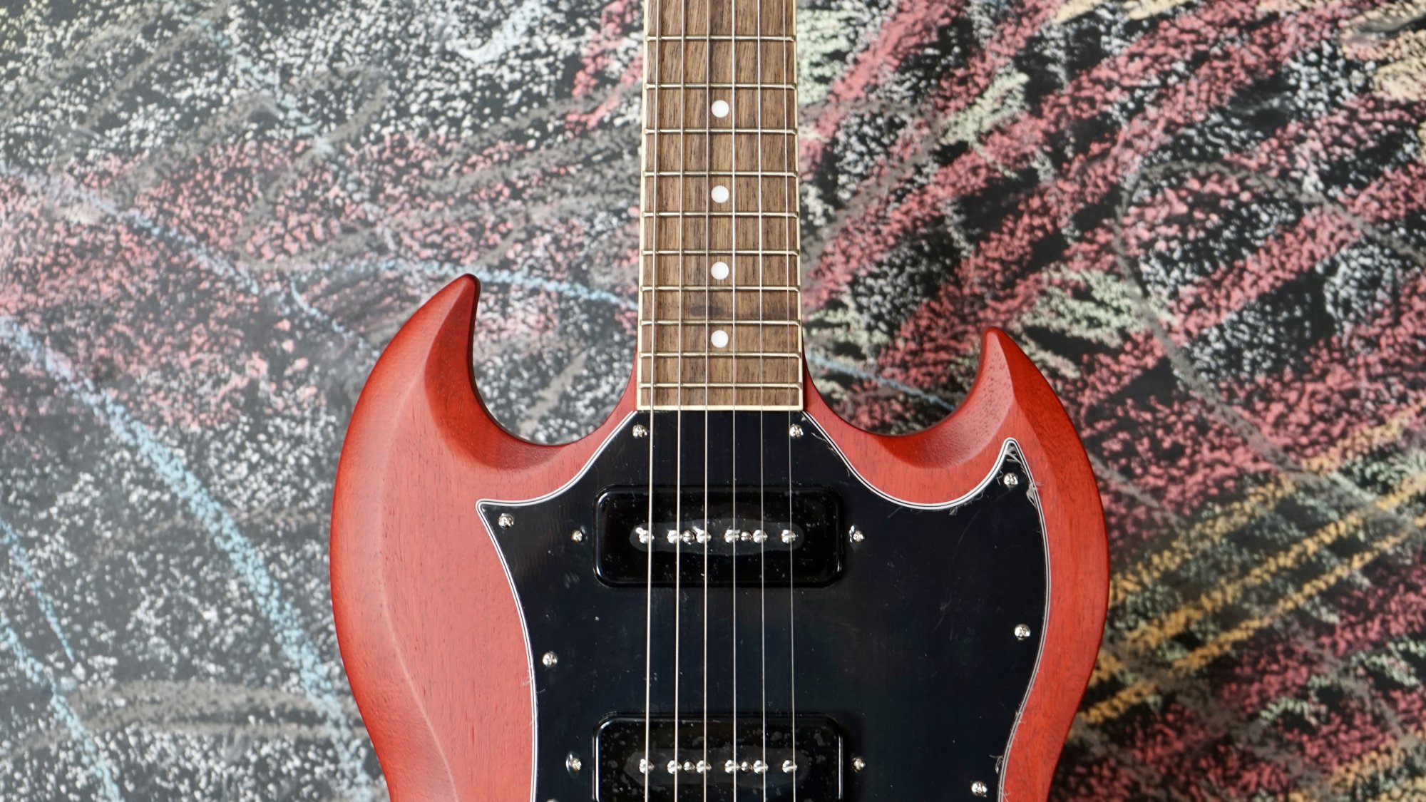 Epiphone SG Classic P-90s Worn Cherry