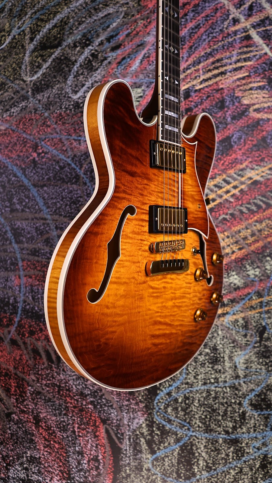 Used Heritage H-555 Almond Burst Curly Top Seth Lovers