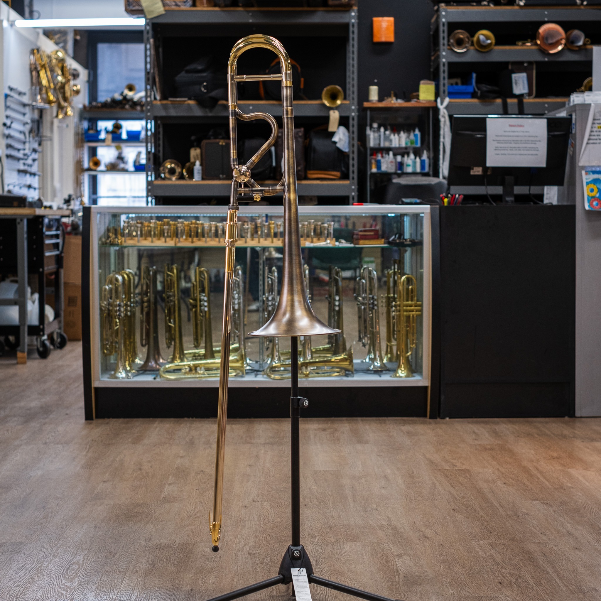 Adams TB1 Bb/F Tenor Trombone (Antique Finish) - New