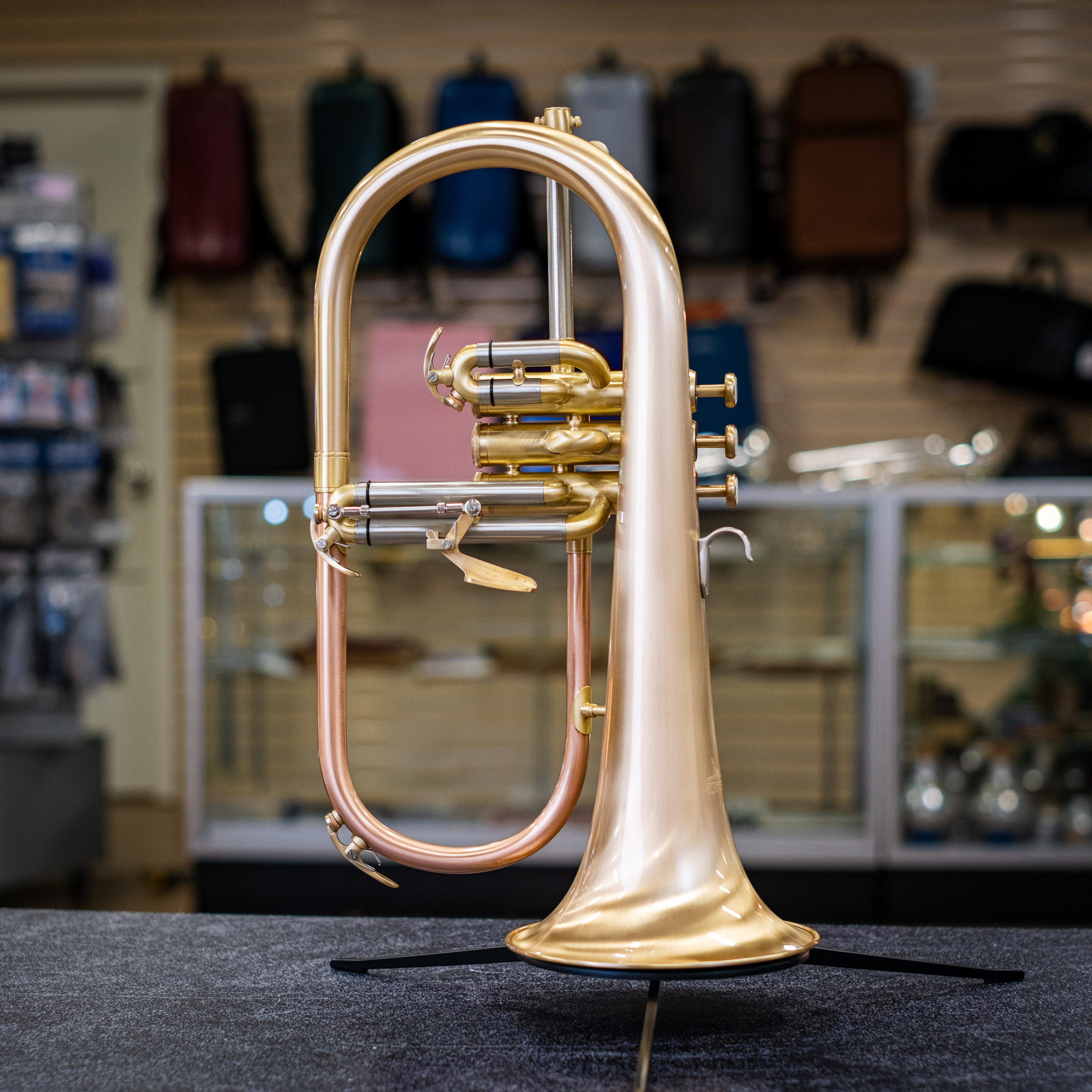 Austin Custom Brass Doubler's Flugelhorn in Satin Lacquer - New