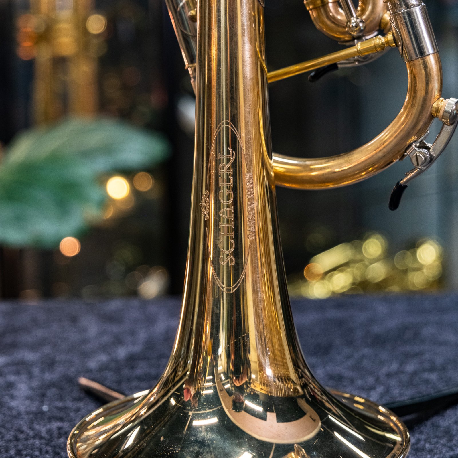 Ganschhorn Gold Heavy Gansch選定品 Schagerl Bb-Trumpet “GANSCHHORN“ heavy vintage - gold buy
