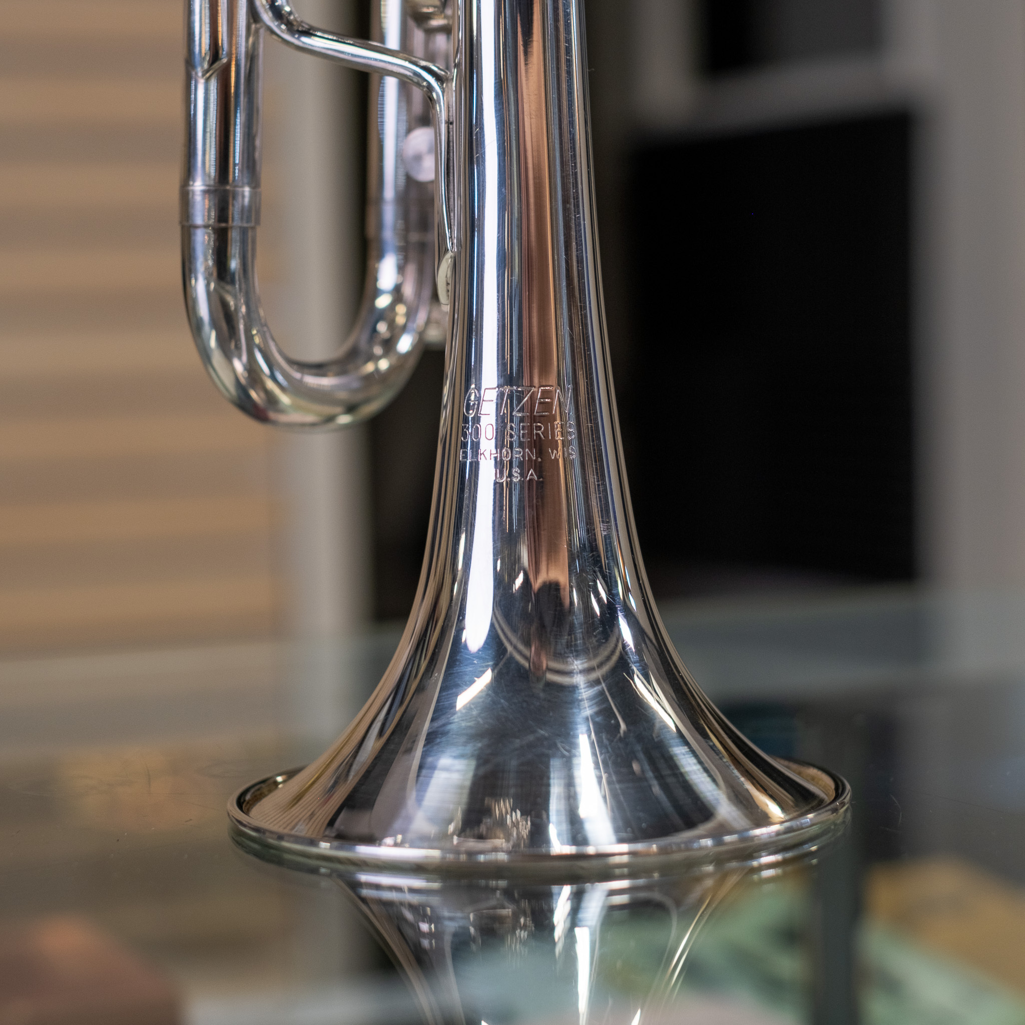Getzen 300 D/Eb Trumpet w/ Original Case - Laurie Frink Collection