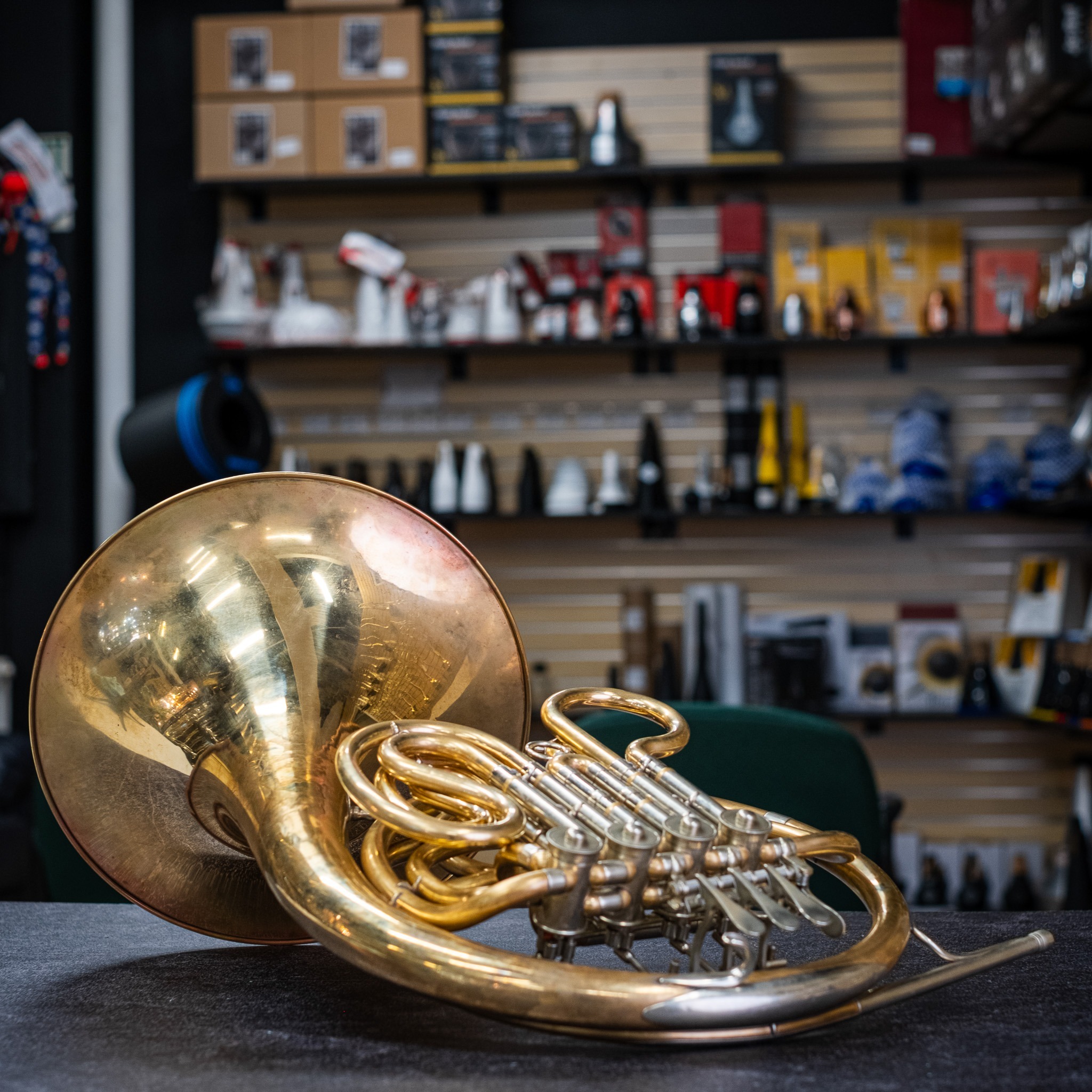 Hans Hoyer Geyer-Style Double French Horn w/ Original Case