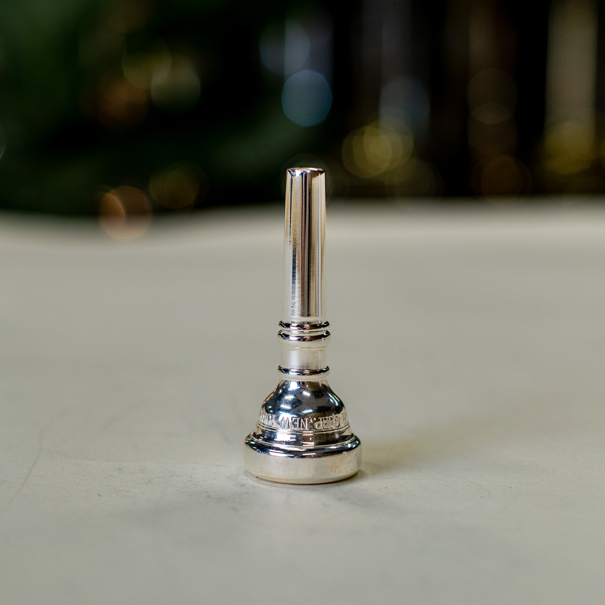 Bach 3498R Cornet Mouthpiece - Silver Plated 8-3/4 Deep Cup, 16.10mm Diameter