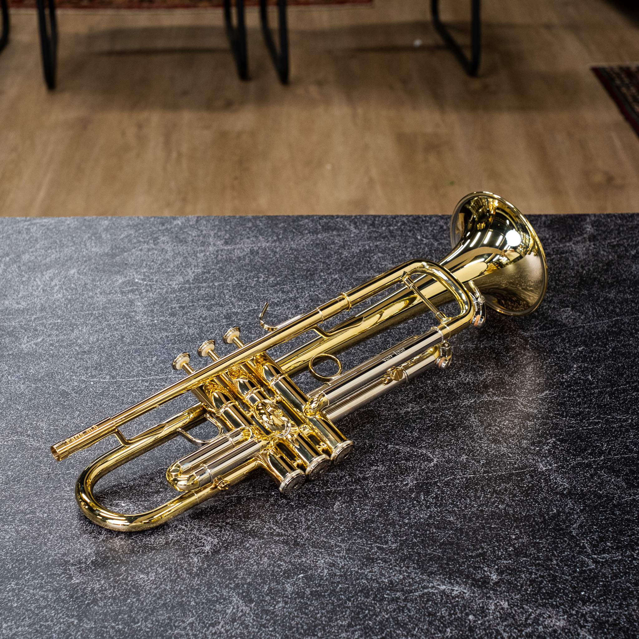 Van Laar Paris m.6 Bb Trumpet (Raw Brass) - New