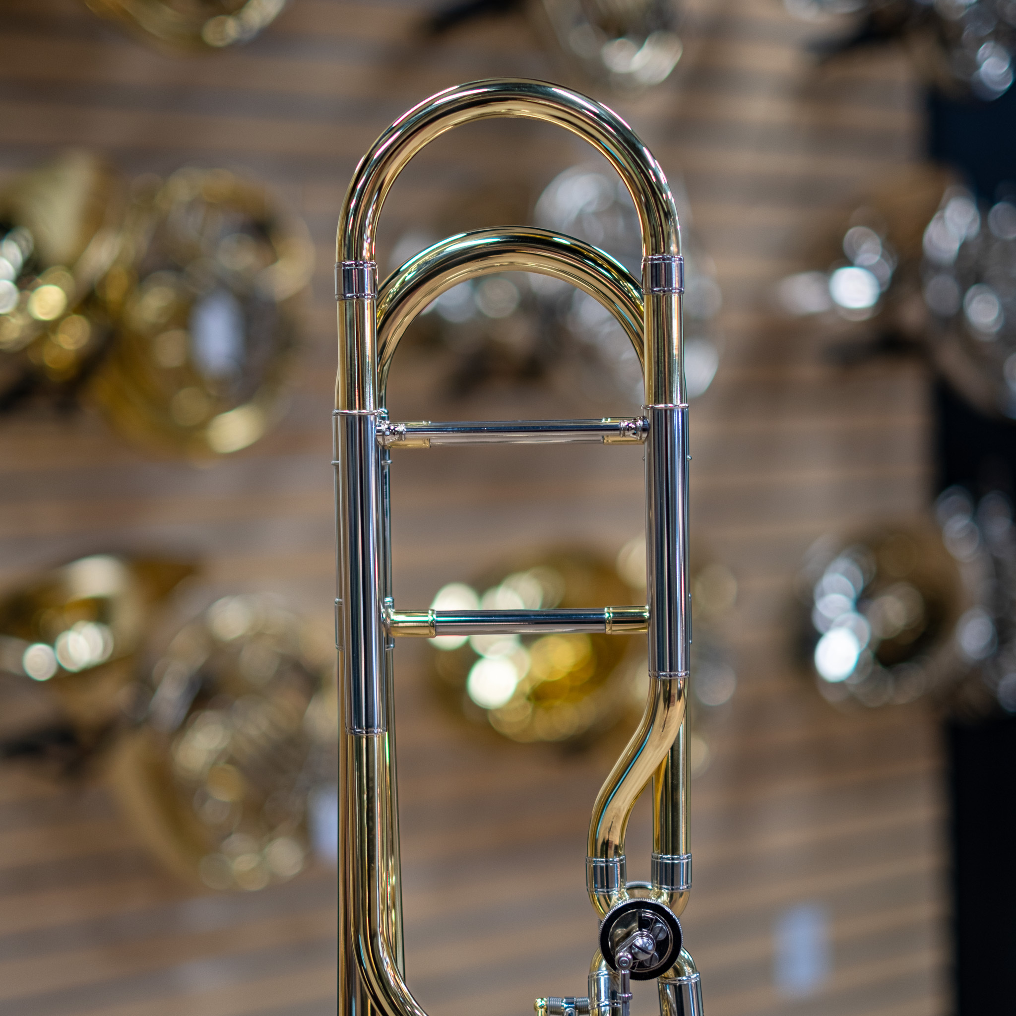 Y-Fort YSL563G Large Bore Tenor Trombone w/ Gold Brass Bell - New