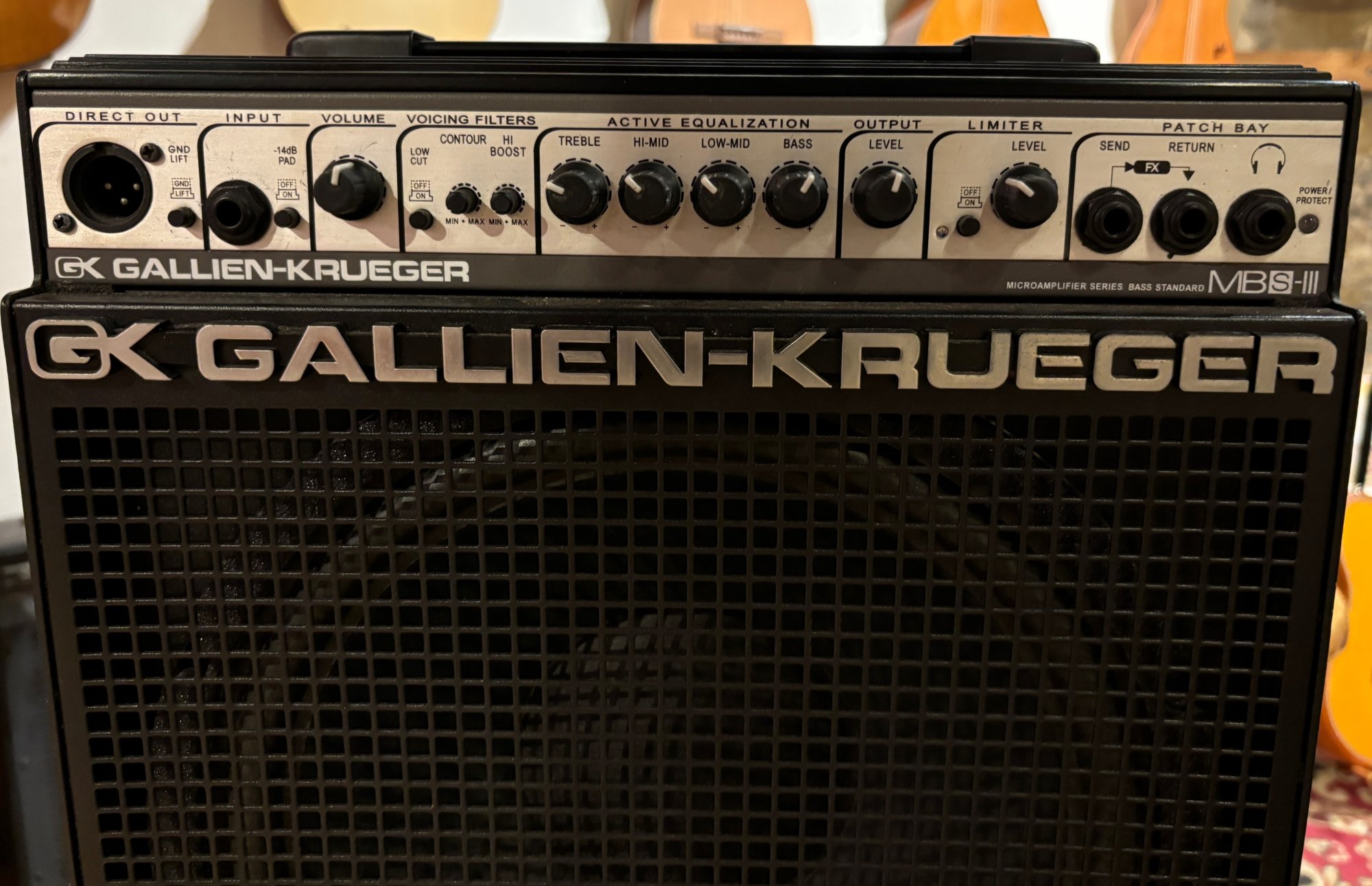 Used Gallien-Krueger MBS-III Bass Amp