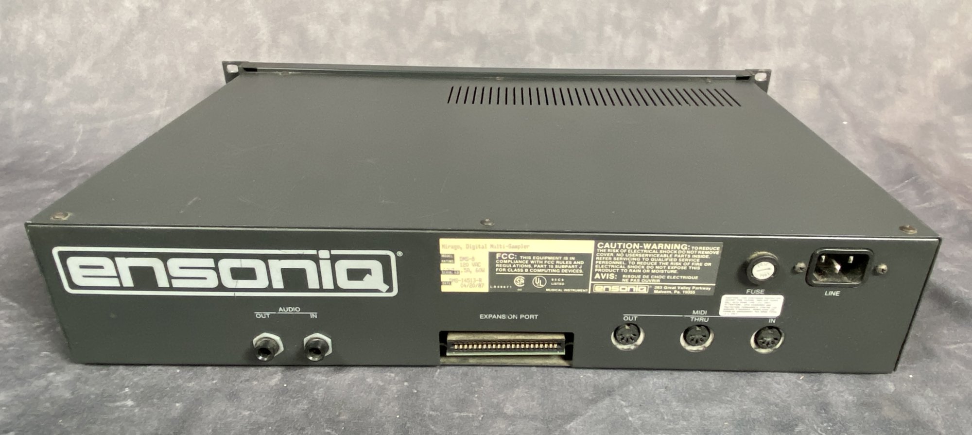 1987 Ensoniq Mirage DMS-8 Digital Multi Sampler