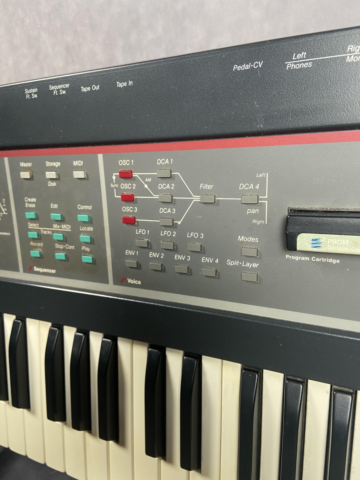OYSO 　QQQ 1980's Ensoniq SQ-80 Cross Wave Synthesizer