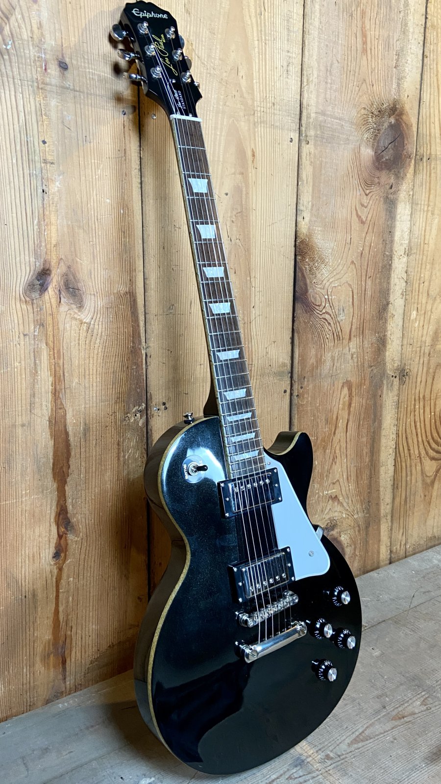 2012 Epiphone Les Paul Standard Black Metallic