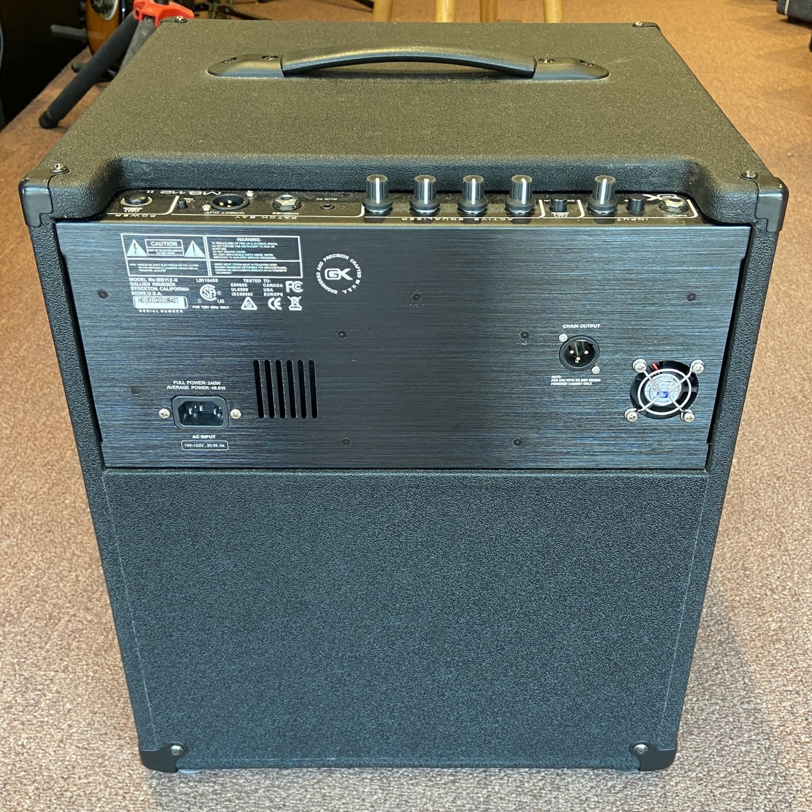 GALLIEN-KRUEGER MB112-II （中古完動品） Used Gallien-Krueger MB112-II 200w 1x12 Bass Combo