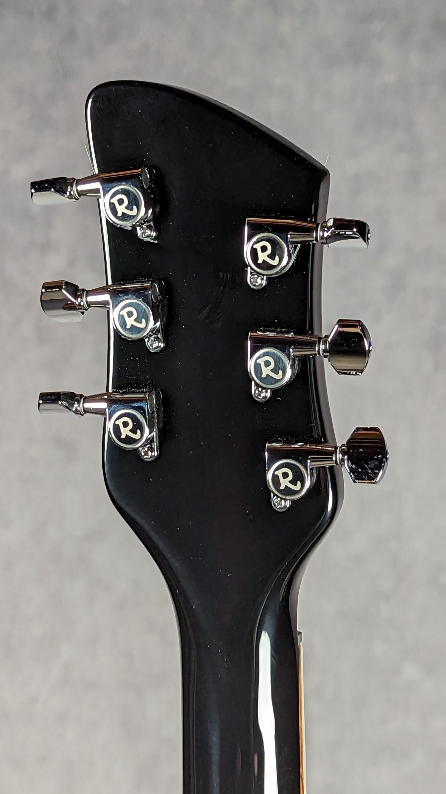 Rickenbackerタイププレート Black Electric Guitar White Checkered Binding - AliExpress