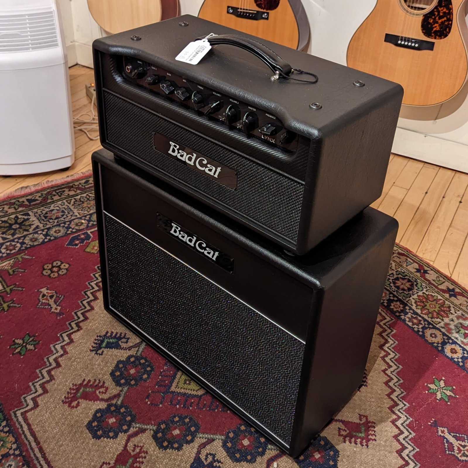 ギター cat Bad Cat Lynx 2x12 Guitar Speaker Cabinet Black | Guitar Center