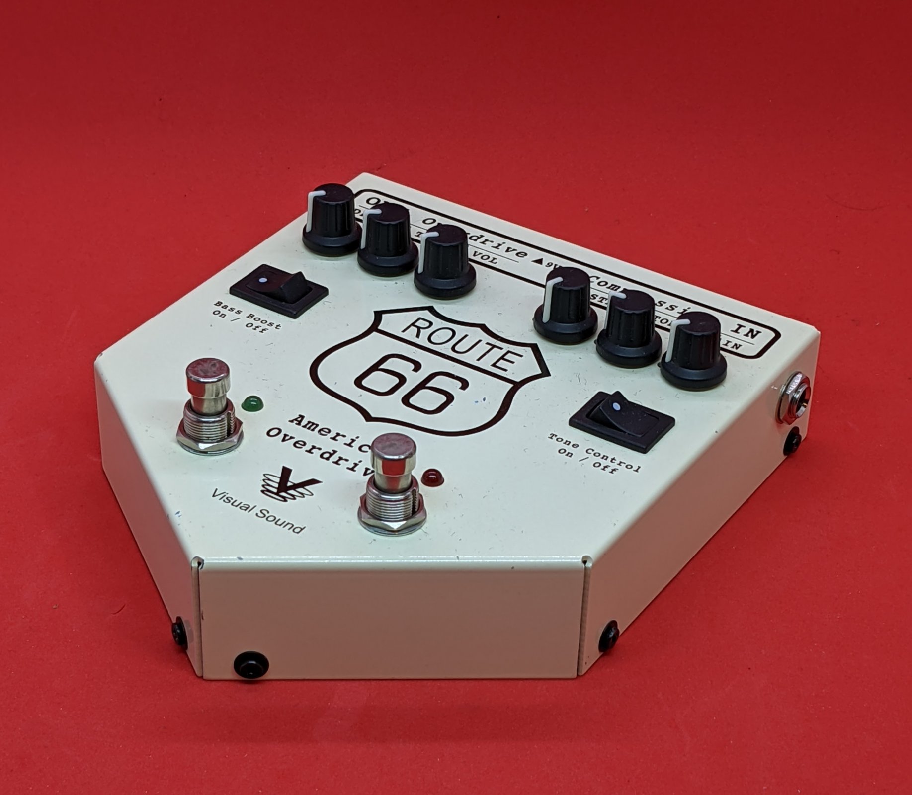 Visual SoundsRoute 66 オーバードライブ・コンプレッサー Visual Sound Route 66 Overdrive/Compression Pedal | Sweetwater
