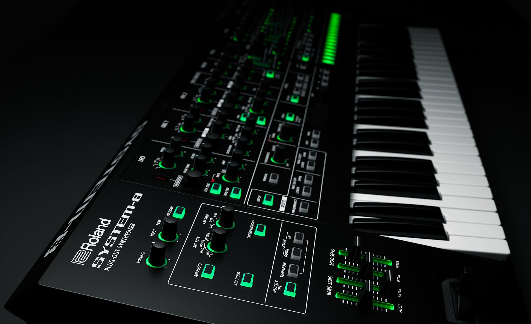 Roland SYSTEM-8 PLUG-OUT シンセサイザー Roland SYSTEM-8 Plug-Out Synthesizer – Chuck Levin's