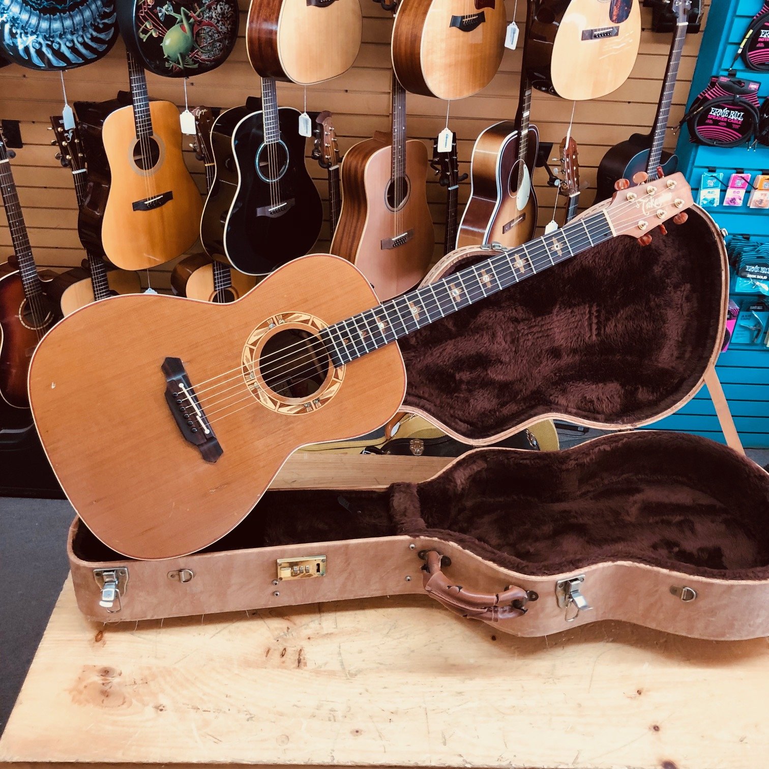 Takamine Santa Fe PSF-95 Acoustic/Electric Guitar w/ Case